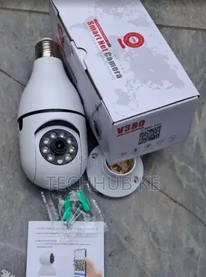 Smart Bulb CCTV Camera With WiFi, Motion Detection & Night Vision