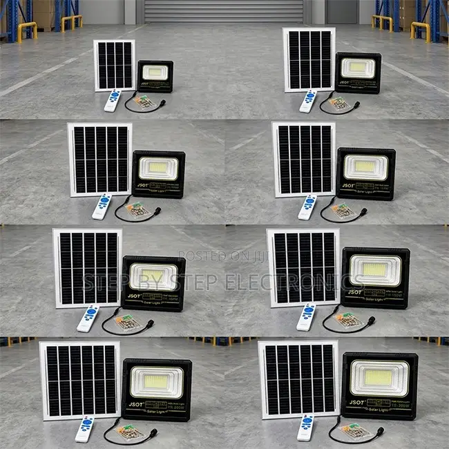 Energy-Efficient Powerful 100W,200W,300W Watts Solar Flood Lights