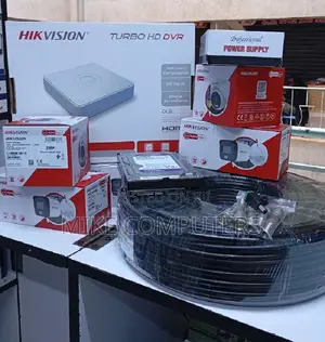 Live Streaming With Hikvision 4channel Complete Set