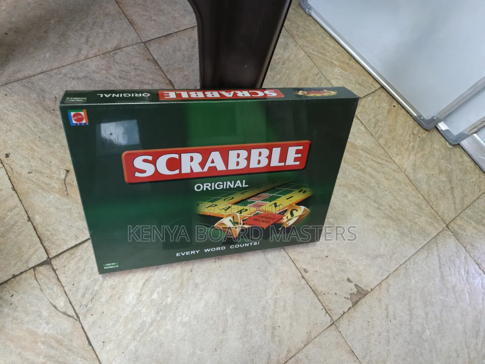 Original Hard Board Scrabble