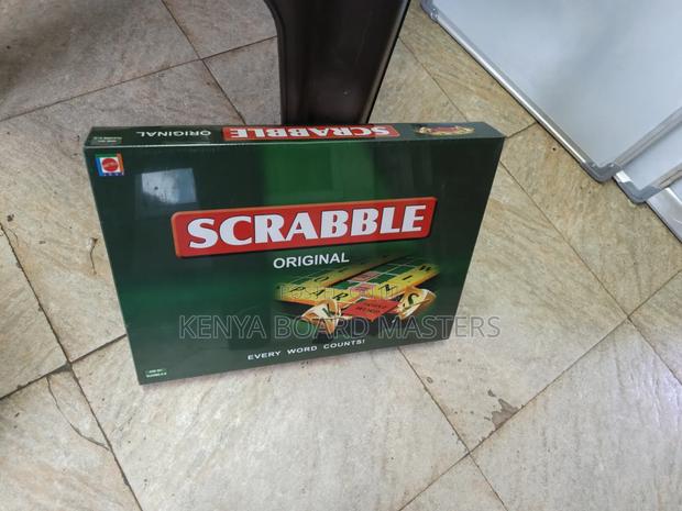 Original Hard Board Scrabble