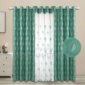 3 in 1 Curtains and Drapes Set. 2 Curtains 1.5MX2.7M. 1 Sheer