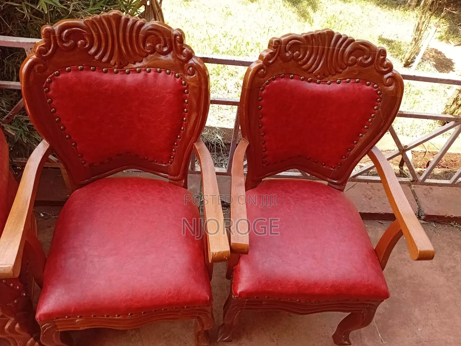 Antique Throne Chairs 5 Seater