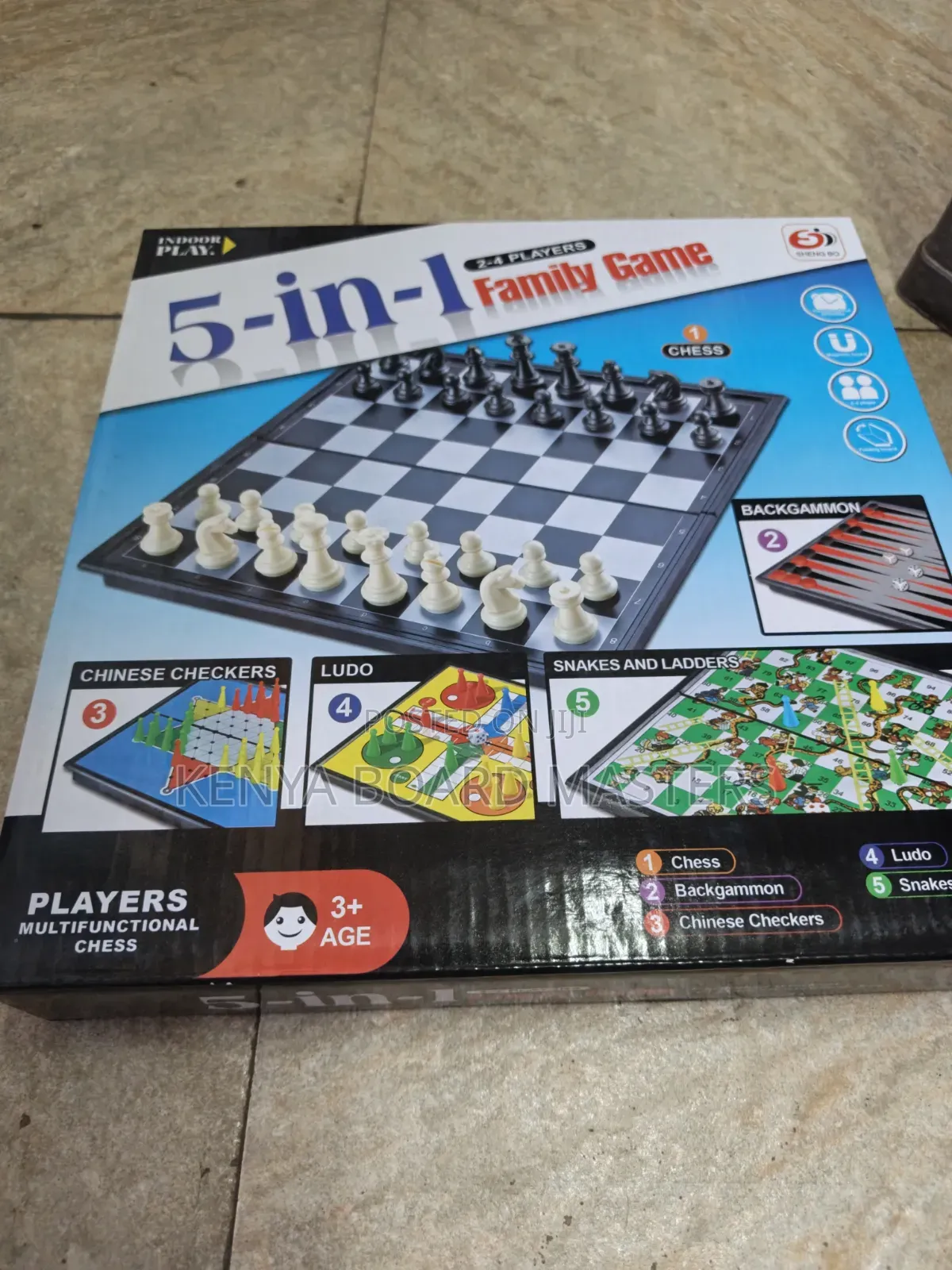 3 Year + Family Game 5 in 1
