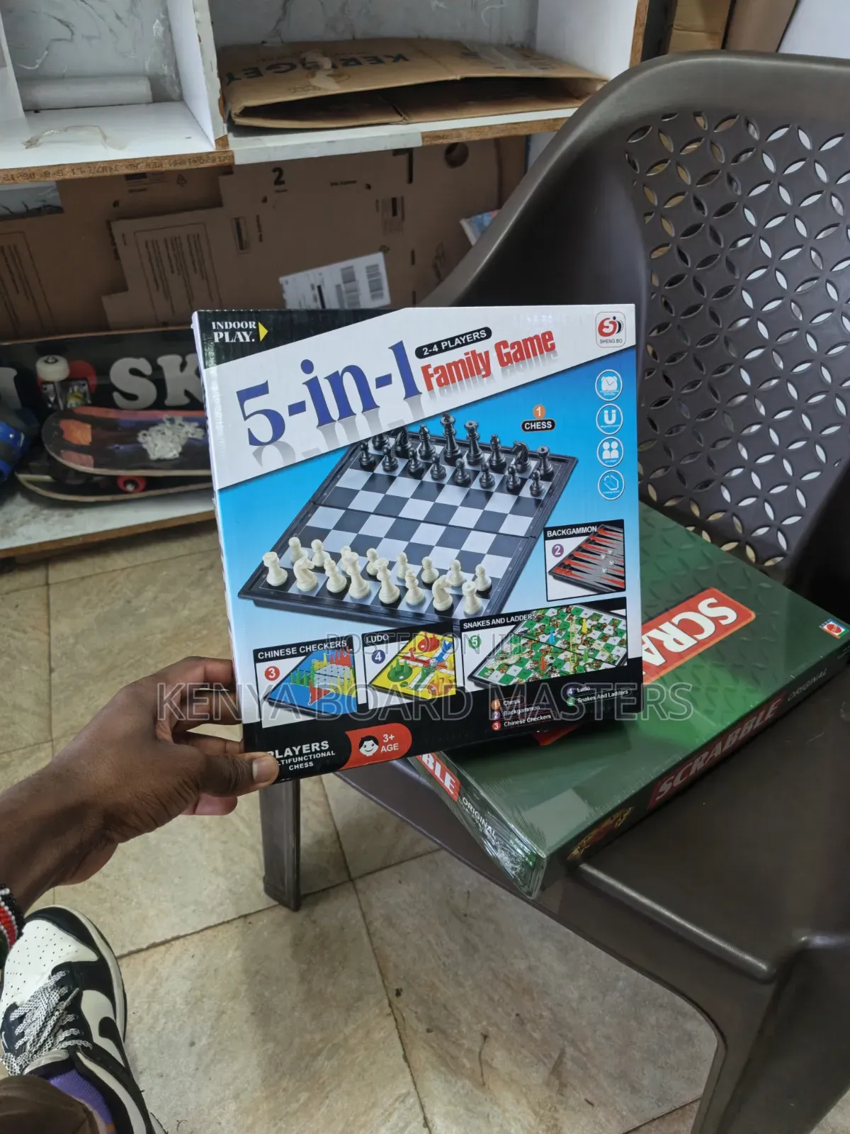 Multifunctional 5 in 1 Family Game