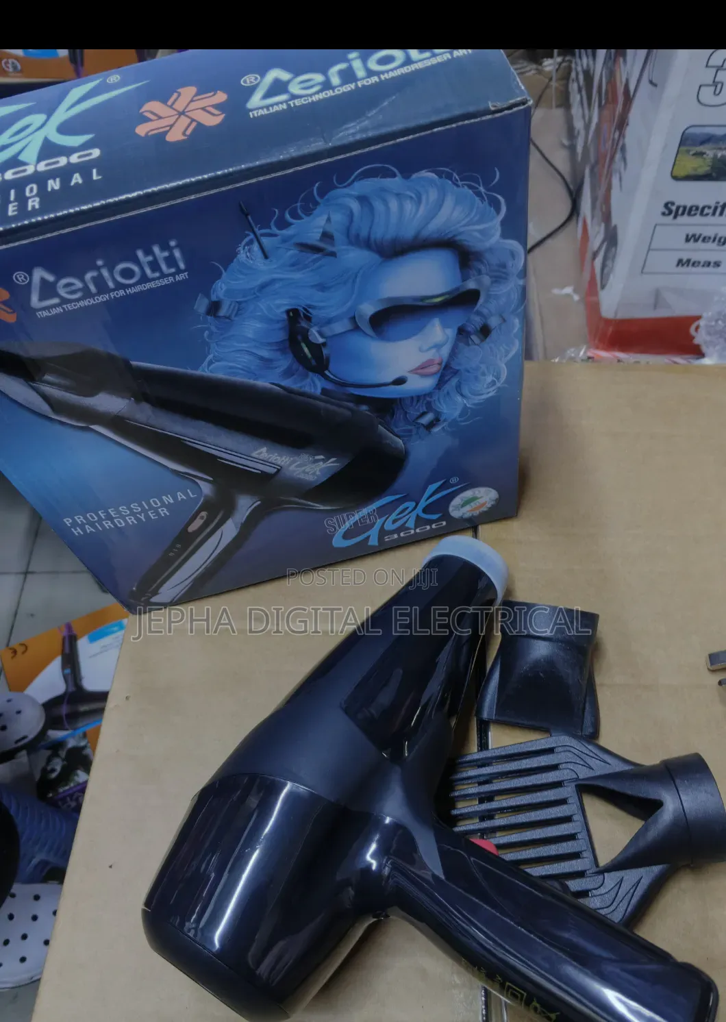 Powerful Zerrioti Blue Blow Dry Machine