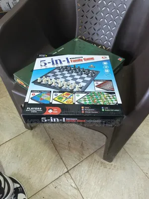 Family Board Game of 5 In1, 2-4 Players