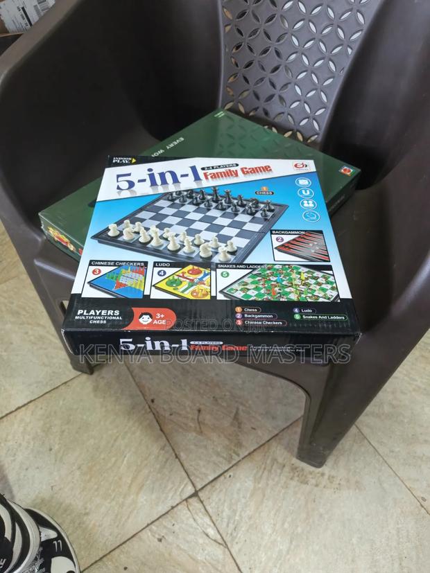 Family Board Game of 5 In1, 2-4 Players - main view