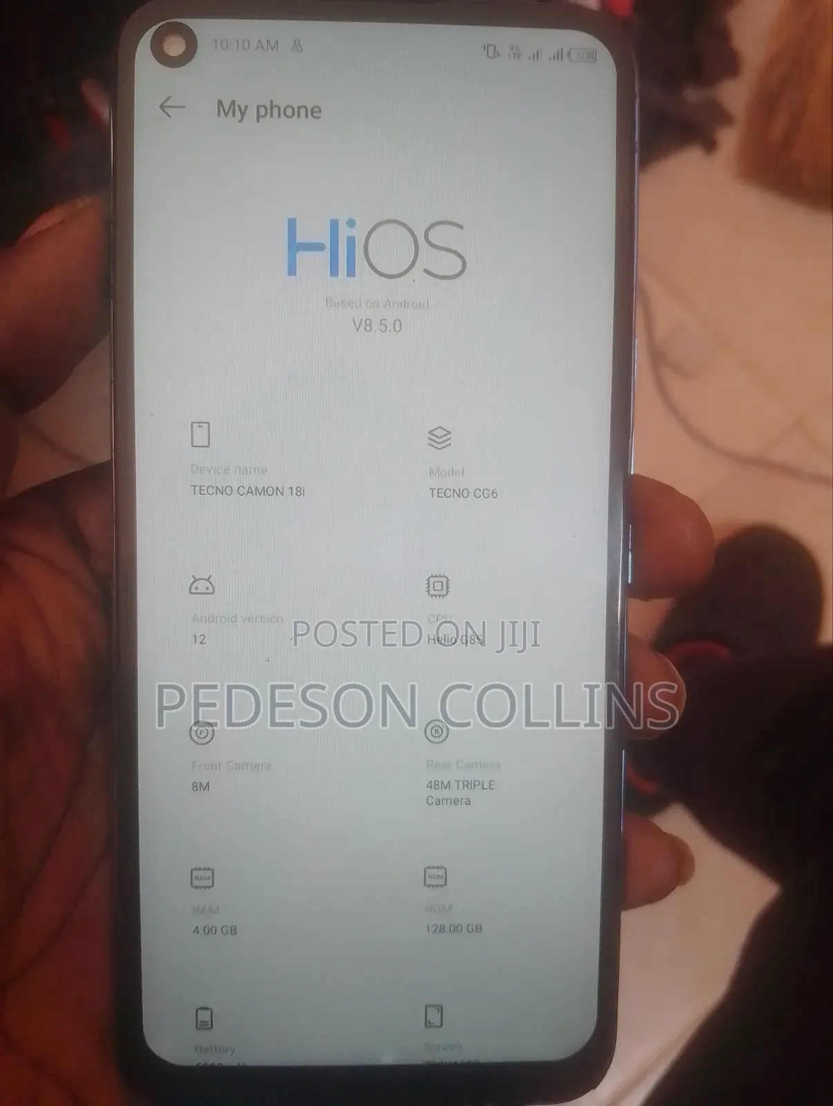 Tecno Camon 18i 128 GB Blue