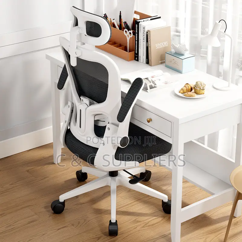 Ergonomic Computer Desk Chair With Flip Arms
