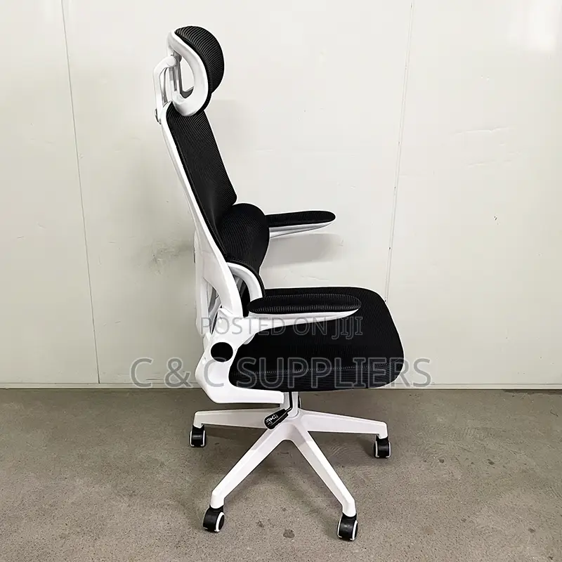 Ergonomic Computer Desk Chair With Flip Arms