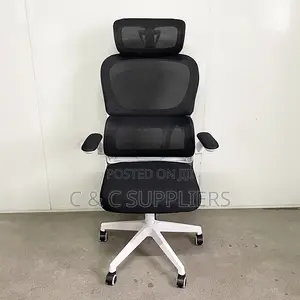 Ergonomic Computer Desk Chair With Flip Arms