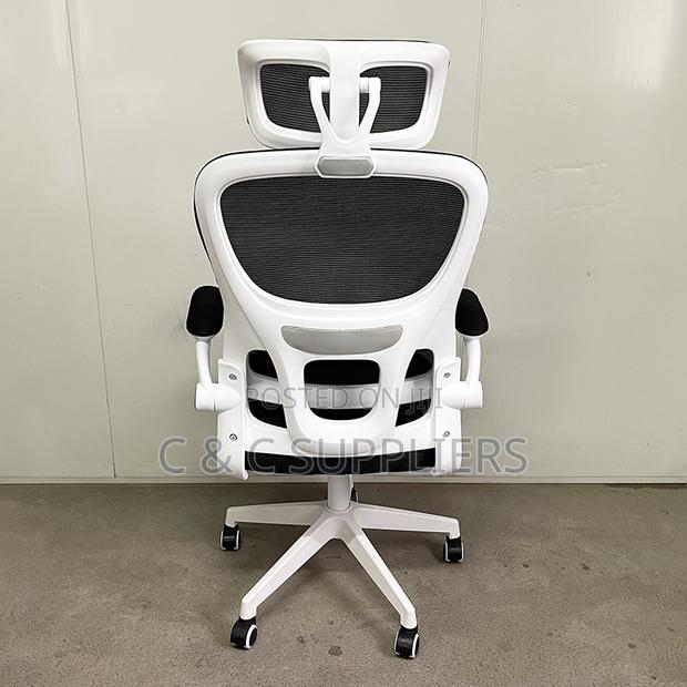 Ergonomic Computer Desk Chair With Flip Arms - thumbnail 3