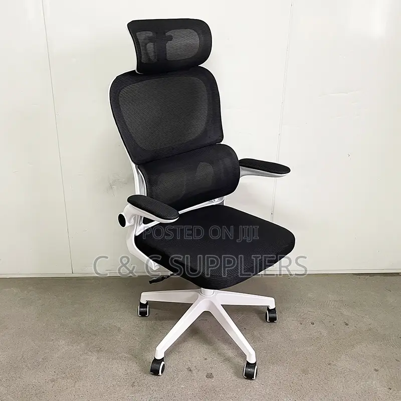 Ergonomic Computer Desk Chair With Flip Arms