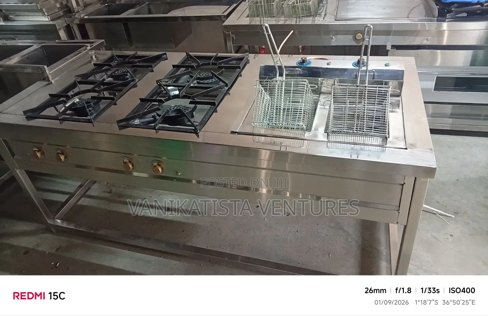 Cooker With Deep Fryer Machine