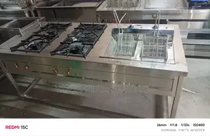 Cooker With Deep Fryer Machine