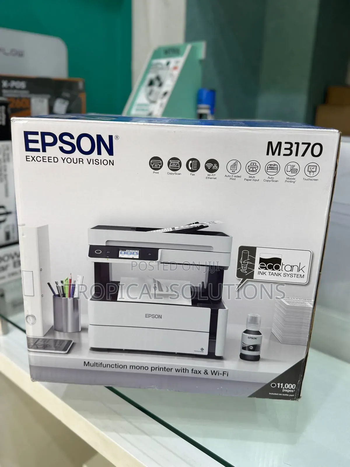 Epson M3170 Mono WiFi All in One Printer