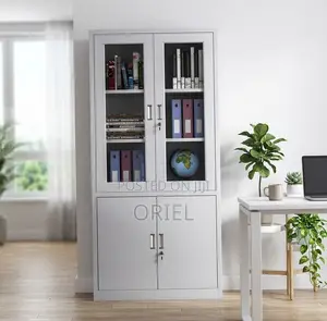 2-Door Office Cabinet ; Steel Filing Storage Cabinet