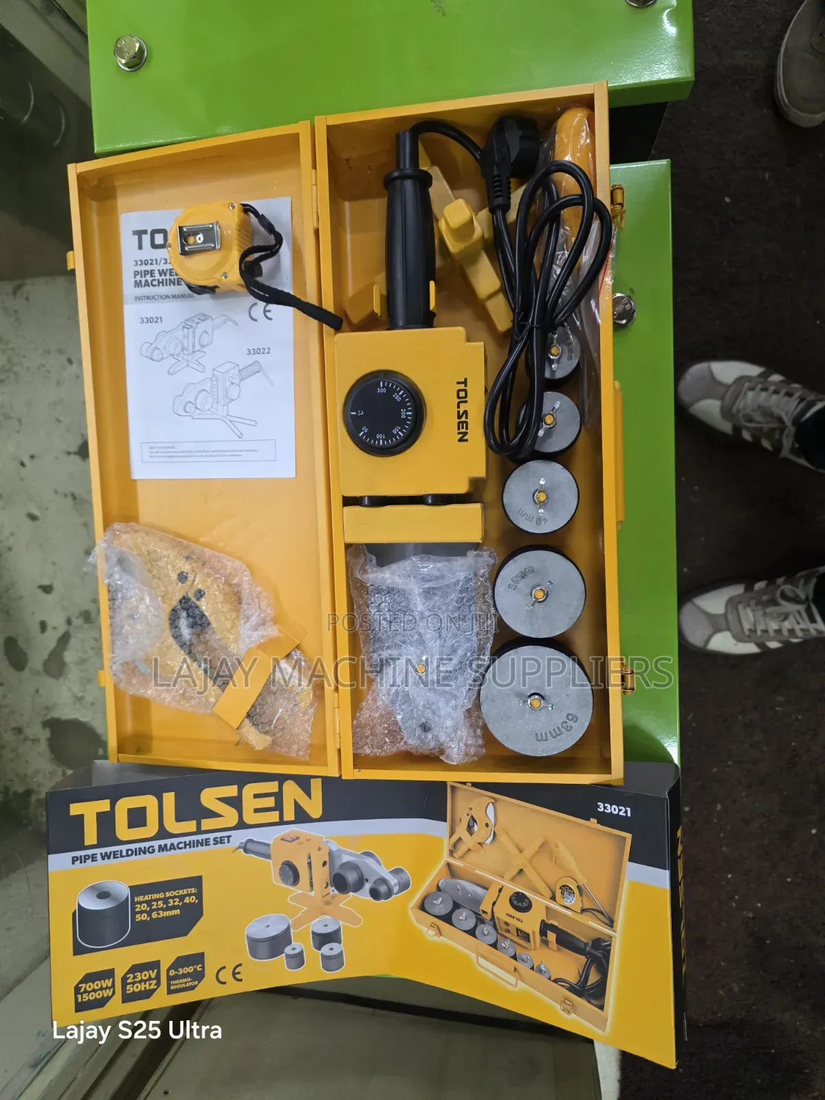 Tolsen Pipe Welding Machine Set (Model 33021)