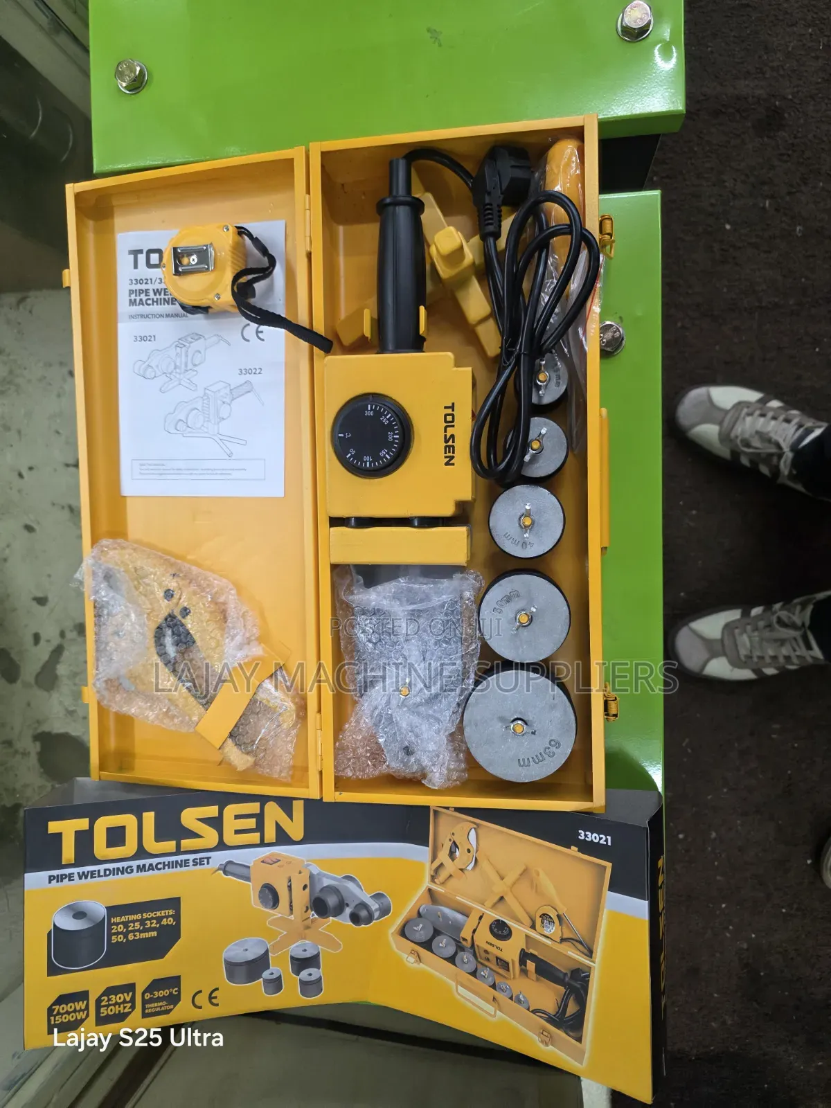 Tolsen Pipe Welding Machine Set (Model 33021)