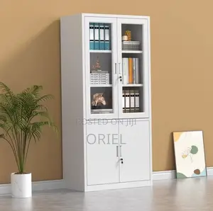 2-Door Office Cabinet ; Steel Filing Storage Cabinet