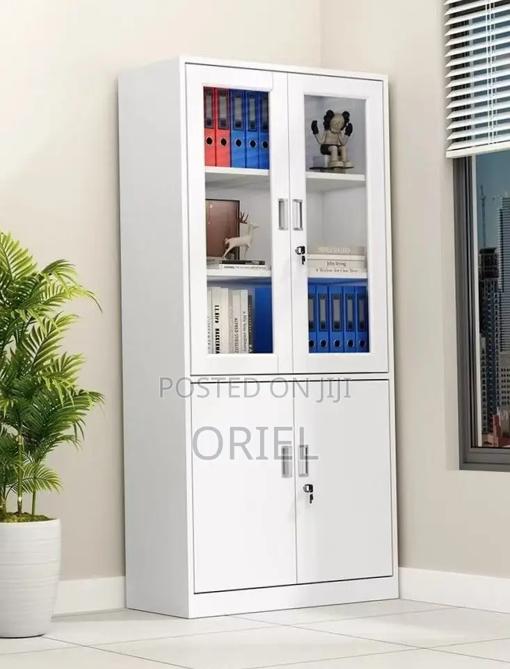 2-Door Office Cabinet ; Steel Filing Storage Cabinet