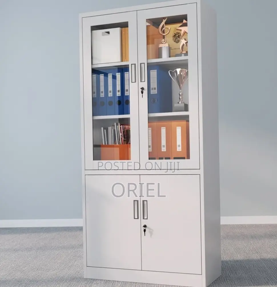 2-Door Office Cabinet ; Steel Filing Storage Cabinet