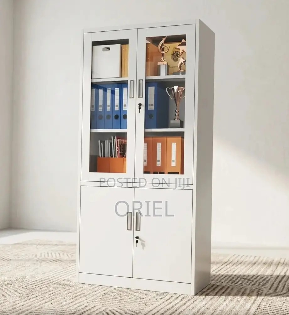 2-Door Office Cabinet ; Steel Filing Storage Cabinet