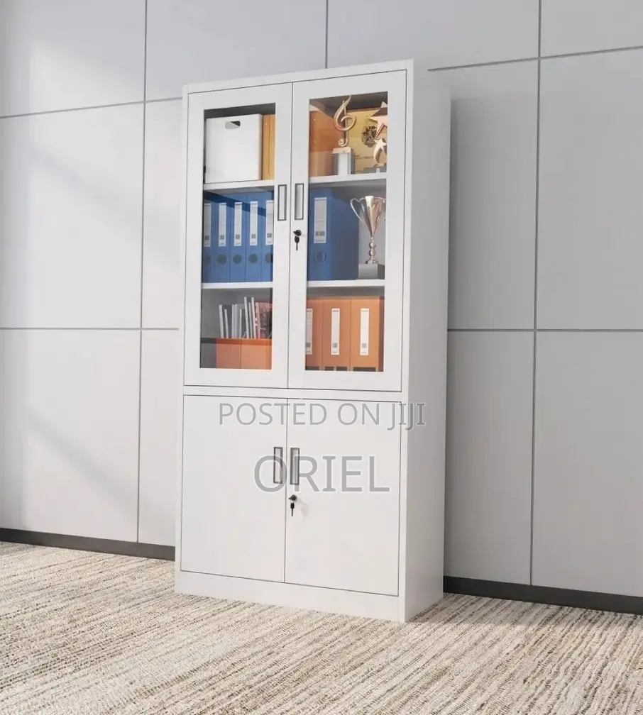2-Door Office Cabinet ; Steel Filing Storage Cabinet