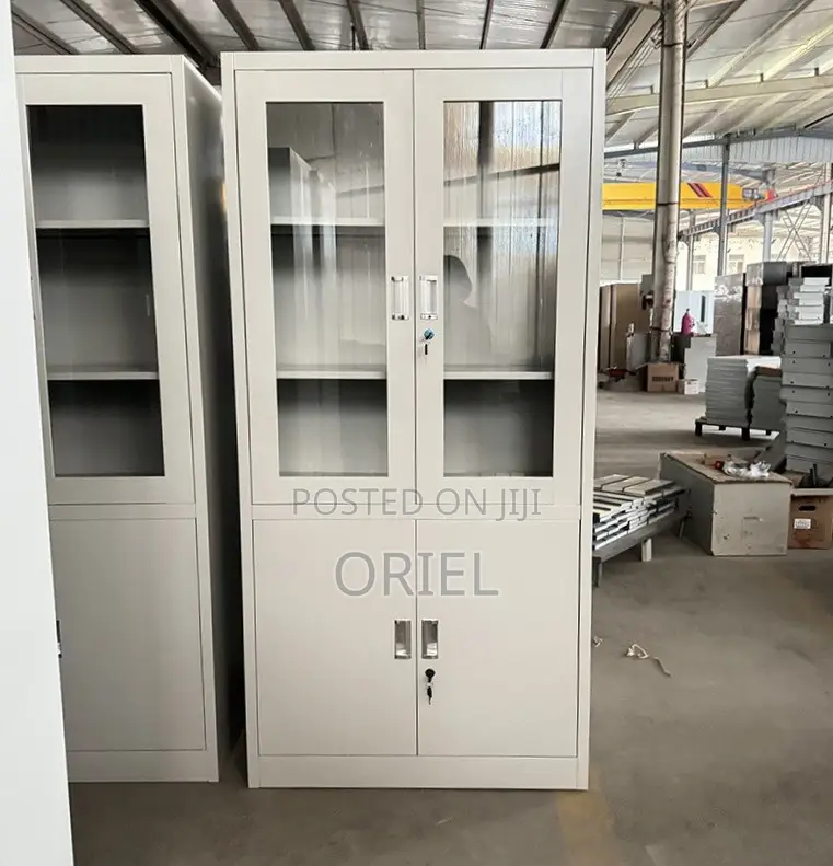 2-Door Office Cabinet ; Steel Filing Storage Cabinet