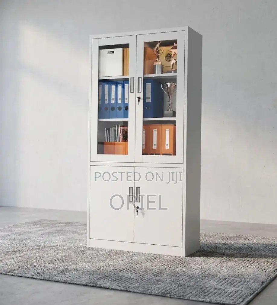 2-Door Office Cabinet ; Steel Filing Storage Cabinet
