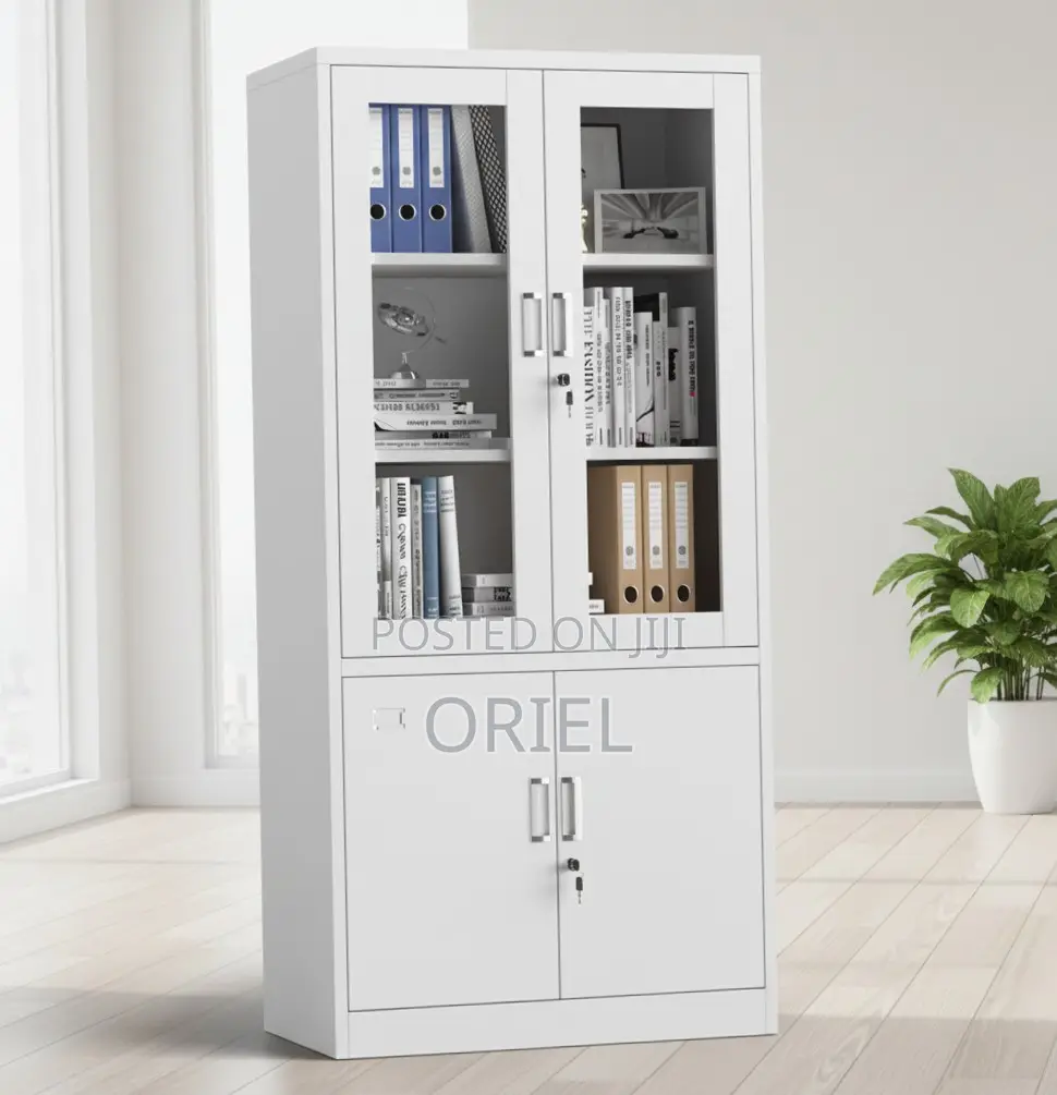 2-Door Office Cabinet ; Steel Filing Storage Cabinet