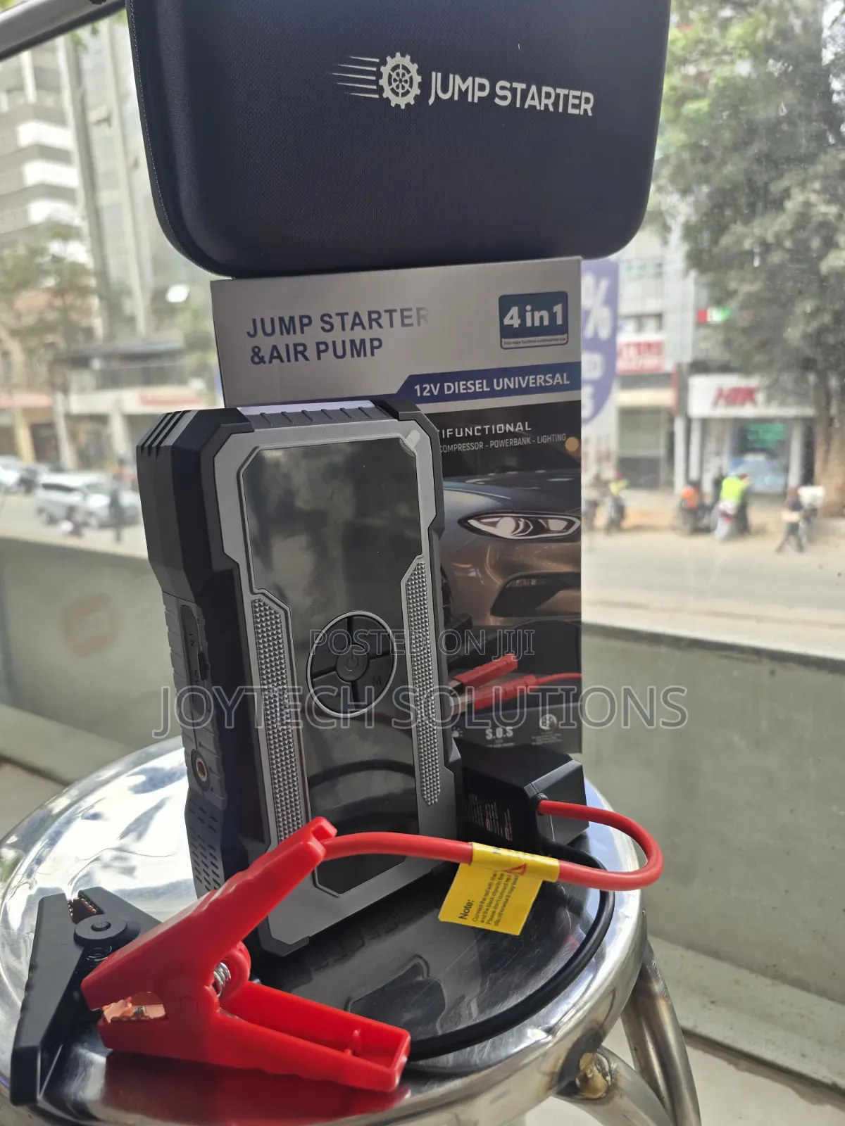 💎 Quality 12V Universal Car Jump Starter + Air Compressor