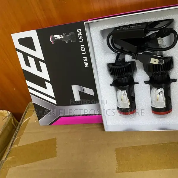 Y7 H4 LED Projector Headlight Conversion Bulb Set