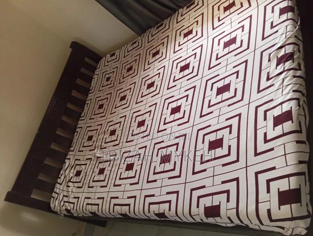 Mahogany Wood Bed - main view