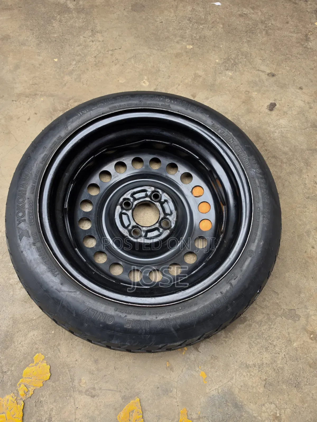 Space Saver Donut Tire