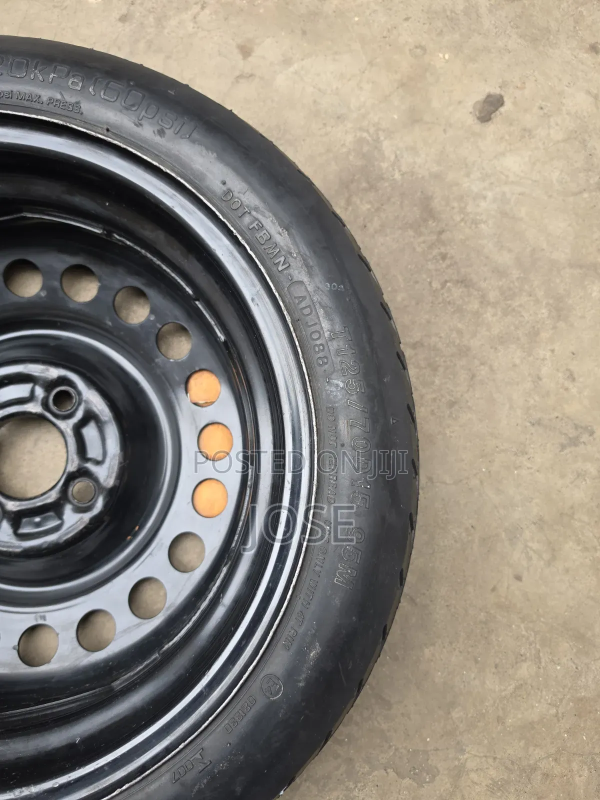 Space Saver Donut Tire