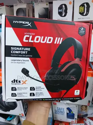 Hyperx Cloud Iii Signature Comfort Gaming Headset - Black/Red