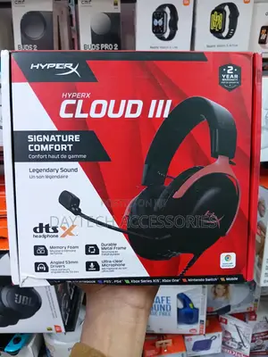 Hyperx Cloud Iii Signature Comfort Gaming Headset - Black/Red
