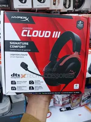 Hyperx Cloud Iii Signature Comfort Gaming Headset - Black/Red