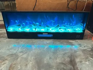 1mtr by 30cm Multicolor Electric Fireplace Deco.