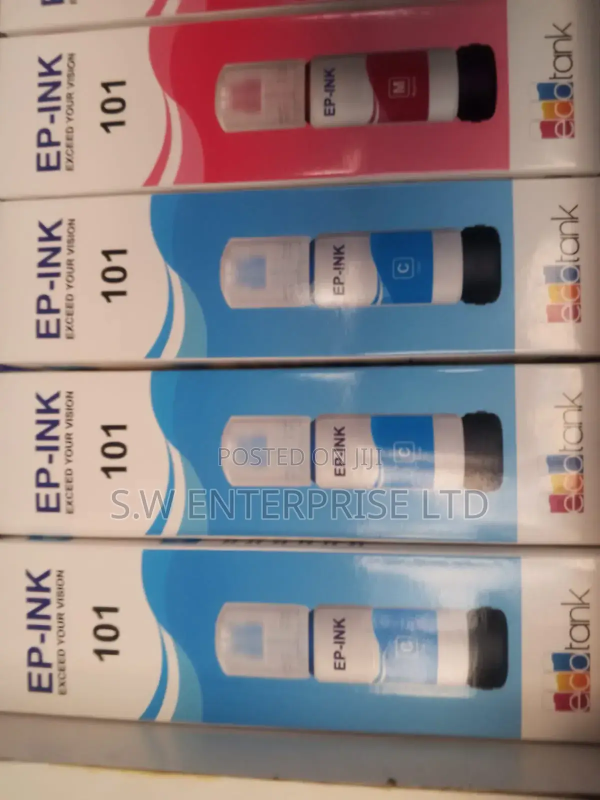 Magenta & Cyan🩵 EP-101 Ink Bottle Original