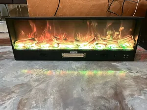 1mtr by 30cm Multicolor Electric Fireplace Deco.
