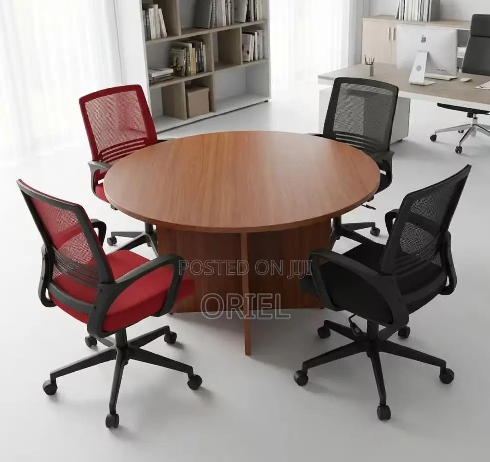 120cM Office Boardroom Table : Round Conference Meeting Table