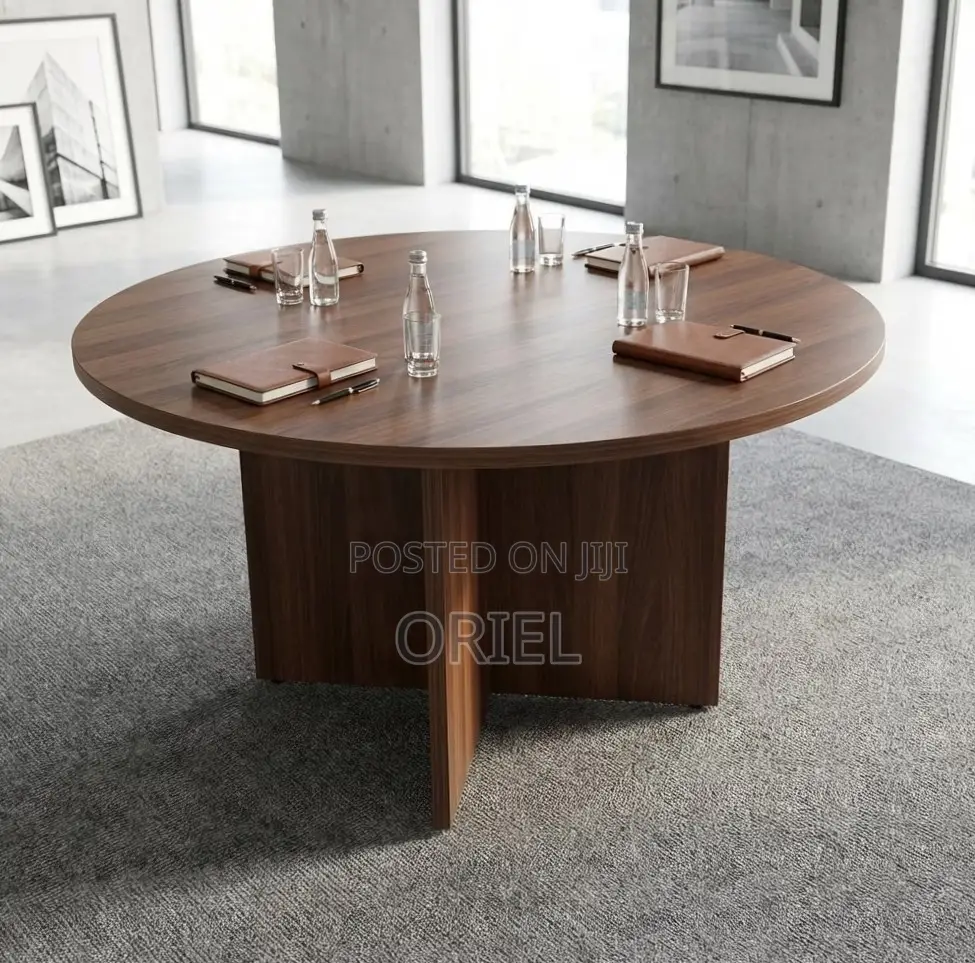 120cM Office Boardroom Table : Round Conference Meeting Table