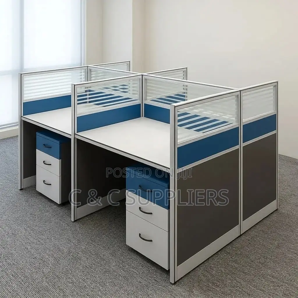 4-Seater Modern Workstation Desk