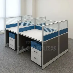 4-Seater Modern Workstation Desk