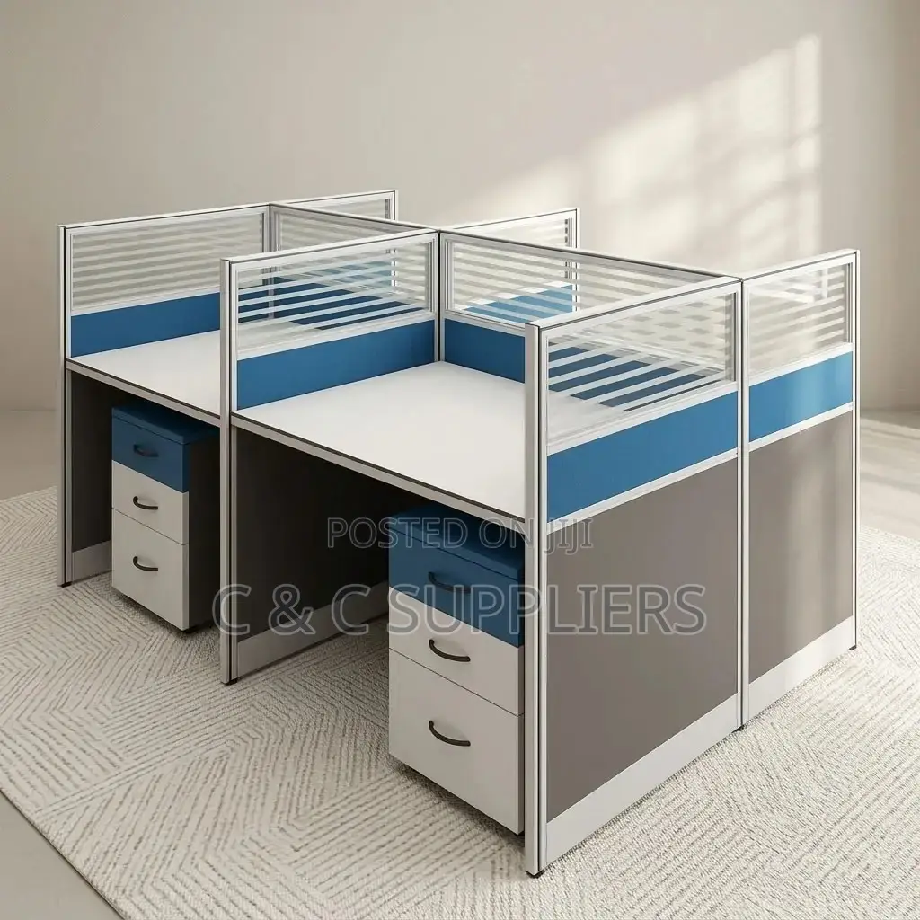 4-Seater Modern Workstation Desk