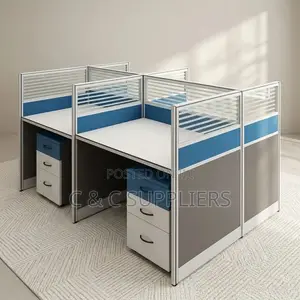4-Seater Modern Workstation Desk
