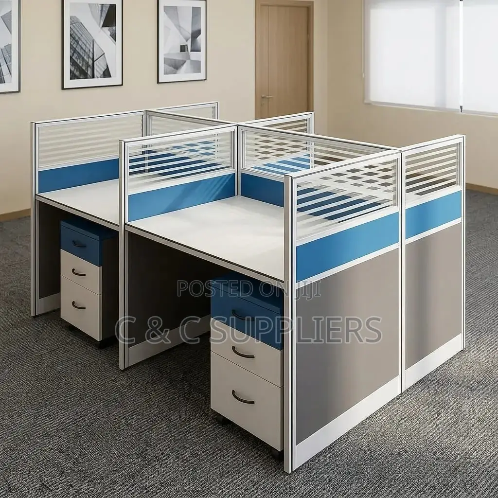 4-Seater Modern Workstation Desk